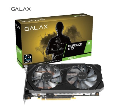 VGA (การ์ดแสดงผล) GALAX GEFORCE GTX 1660Ti (1 CLICK OC) 6GB GDDR6 192 BIT 3Y